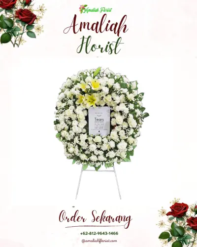 Krans Bunga Duka Cita di Tidar Utara